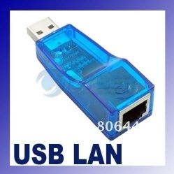 Adaptador USB para RJ45 Ethernet 10/100 Mbps