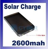 Carregador Solar USB 2600MAH para Iphone MP3 MP4 Etc.