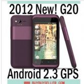 Celular G20 Model 2012 com android 2 Chips Wi-Fi e GPS